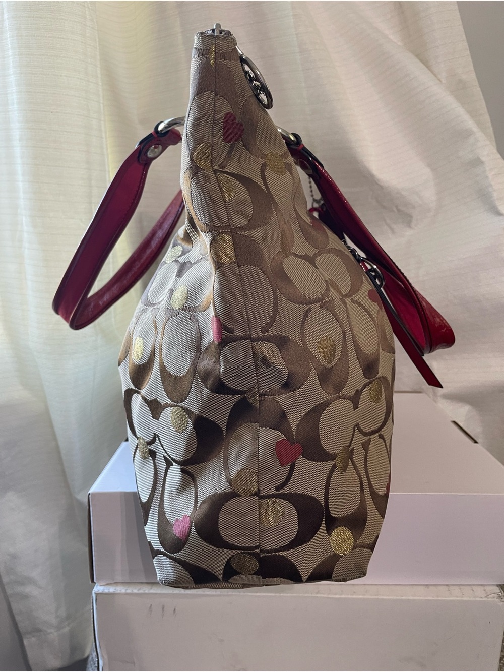 Coach Poppy 2010 Secret Admirer Tote Special Edition Valentine’s Day Coach Poppy - Picture 15 of 17